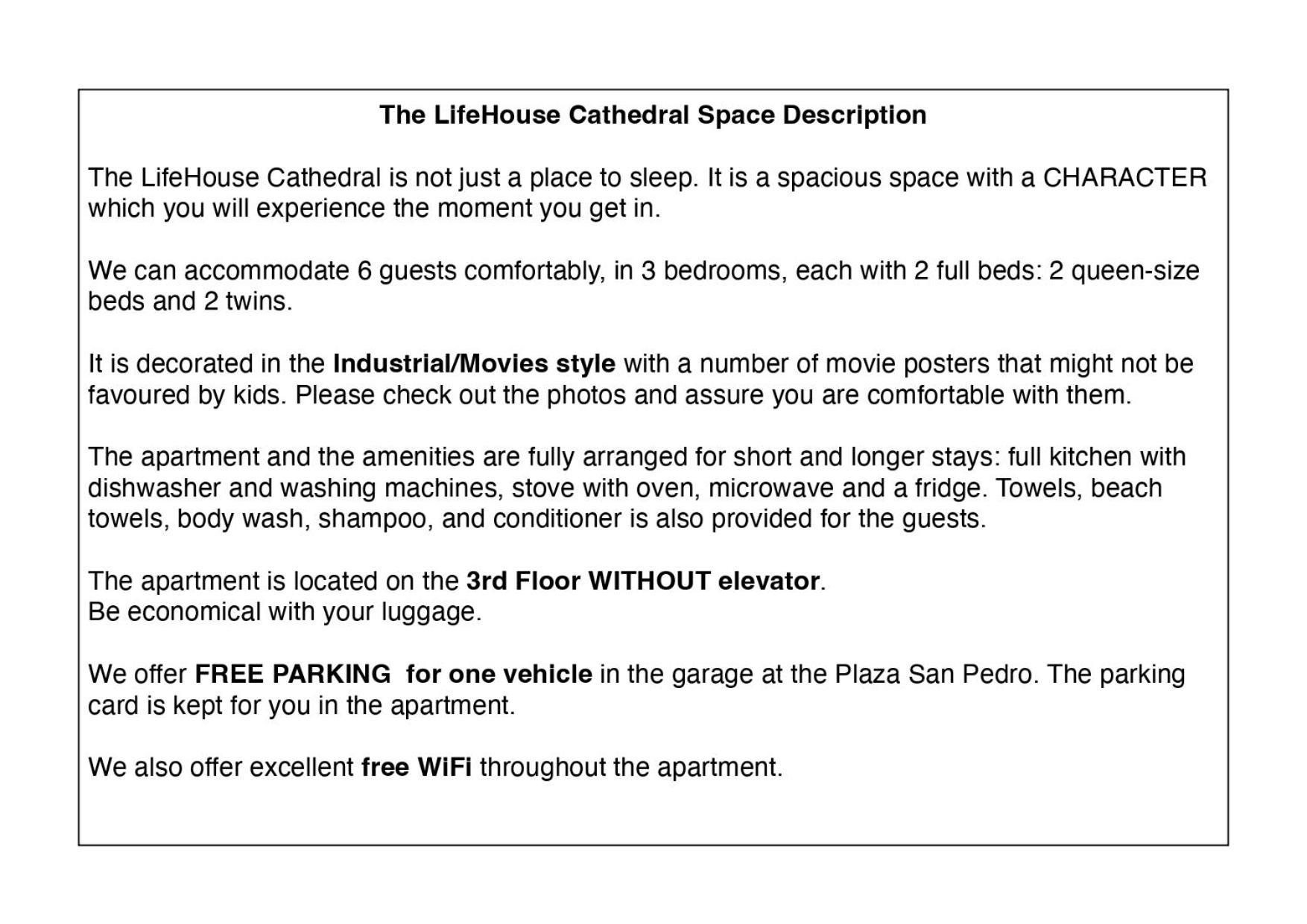 アルメリアLifehouse Cathedral * Free Parking* Superiorwifi*アパートメント エクステリア 写真